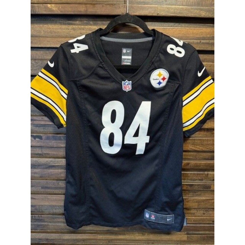NFL #84 Antonio Brown Youth Large LRG‎ Steelers Jersey NIKE On Field EUC